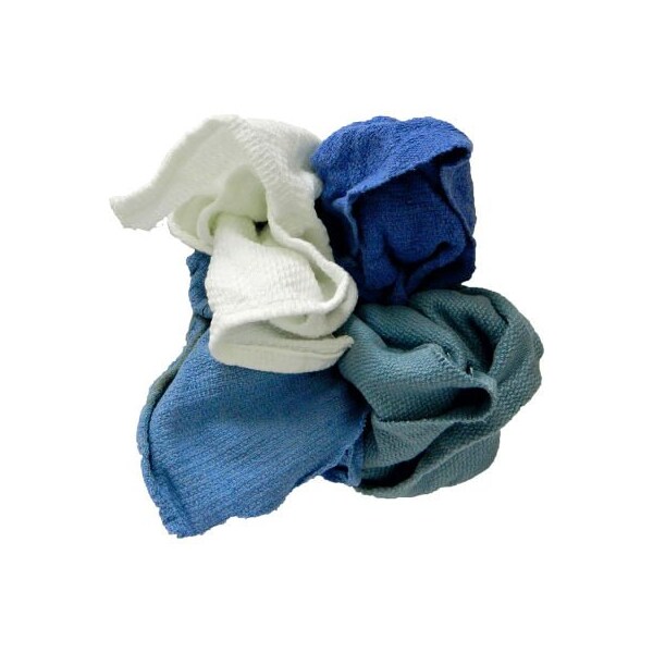 R & R Textile Pro-Clean Basics Sanitized Anti-Bacterial Woven Wiping Cloth Rags, Assorted Colors, 4 lbs. - 99831 99831 - main